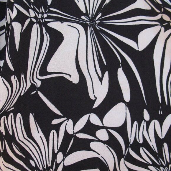 NWOT Black Cream Tie Back Dress - Picture 5 of 8